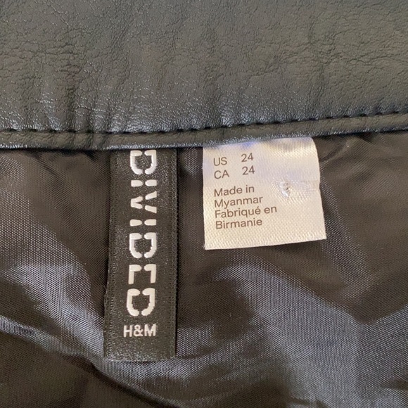 Faux Leather Skirt - Picture 2 of 3